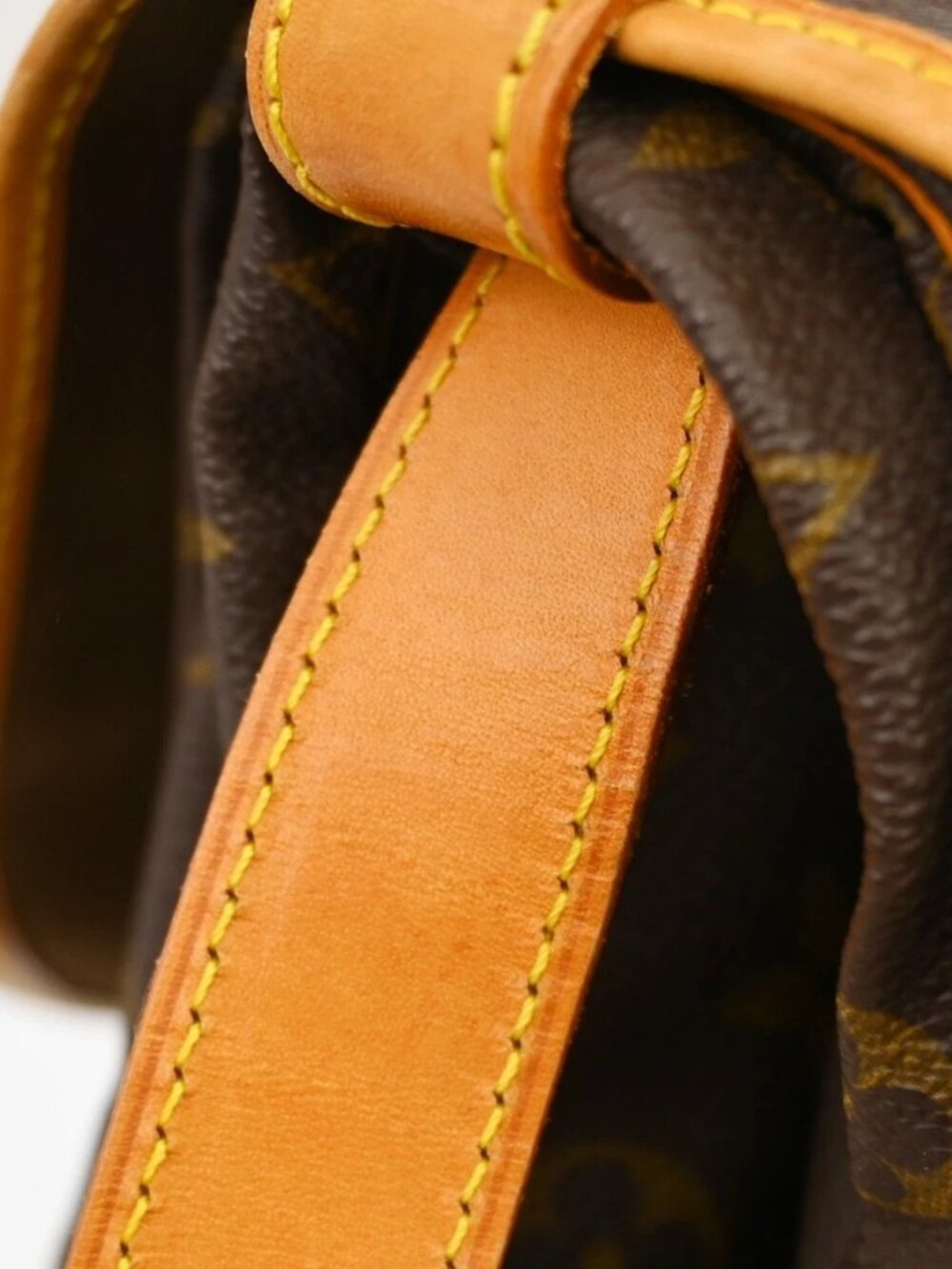 LOUIS VUITTON SAUMUR 35 SHOULDER BAG MONOGRAM M42254 AR0945 YQ07876 - Picture 7 of 14